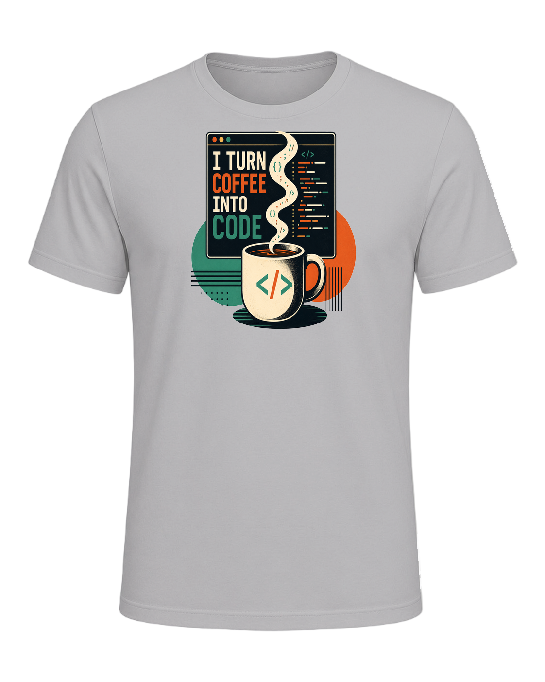 Coffee + Programmer — Athletic Heather