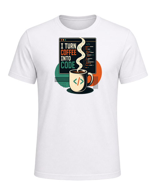 Coffee + Programmer — White
