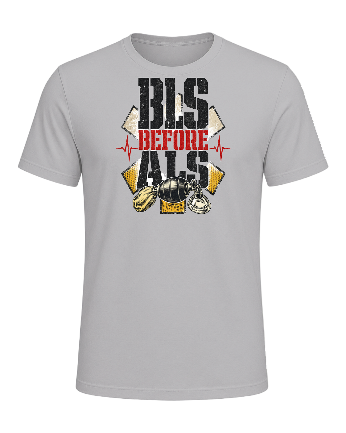 BLS BEFORE ALS — Athletic Heather