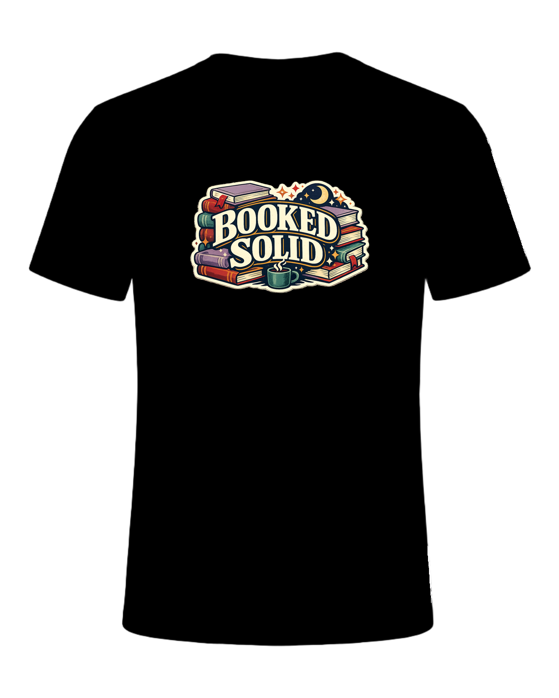 Booked Solid Tee — Black