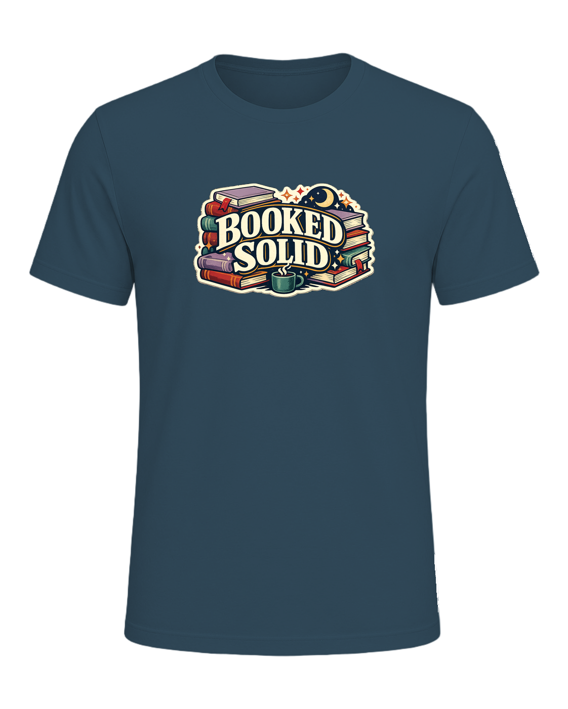 Booked Solid Tee — Deep Teal