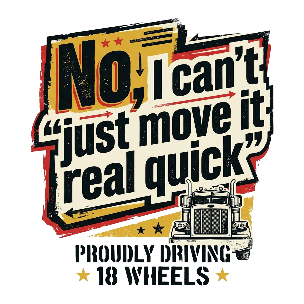 No, I can't 'just move it real quick'