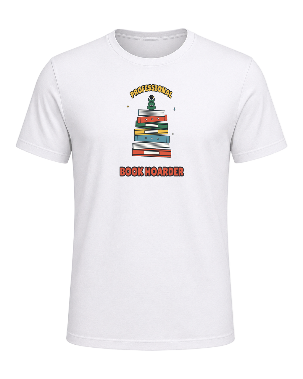 PROFESSIONAL BOOK HOARDER — White