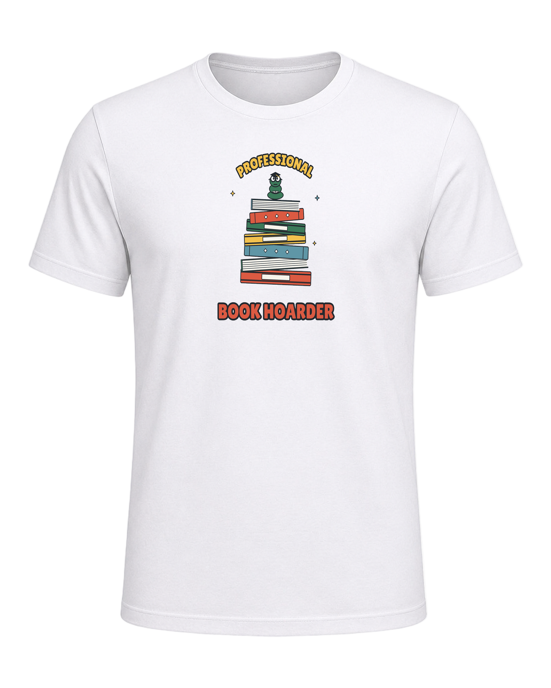 PROFESSIONAL BOOK HOARDER — White