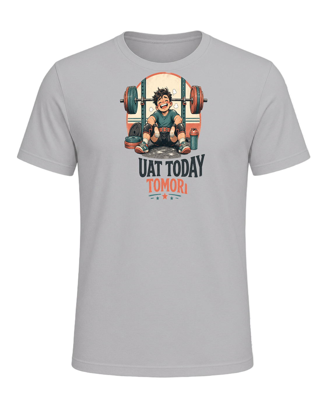 SQUAT TODAY, CRY TOMORROW — Athletic Heather