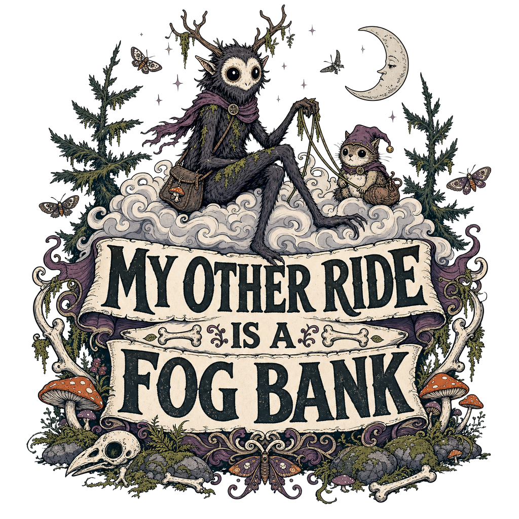 MY OTHER RIDE IS A FOG BANK