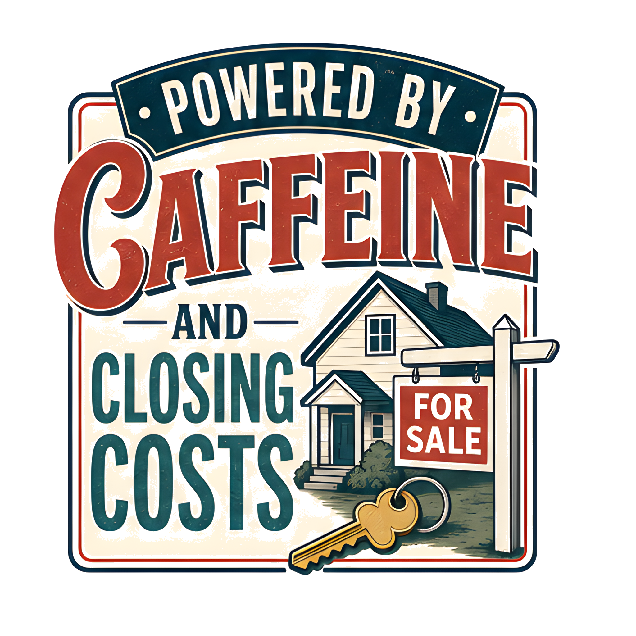 POWERED BY CAFFEINE AND CLOSING COSTS