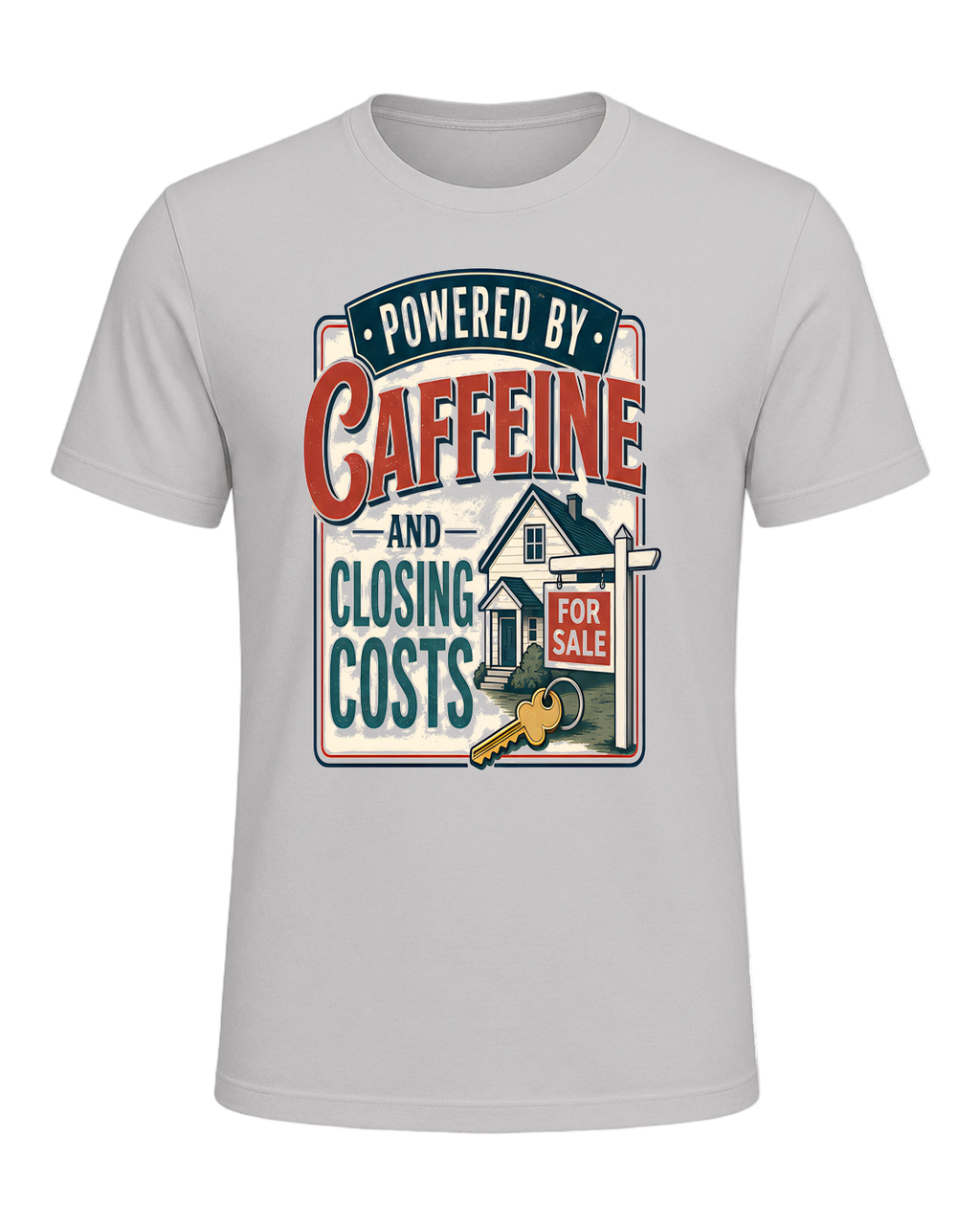 POWERED BY CAFFEINE AND CLOSING COSTS — Silver