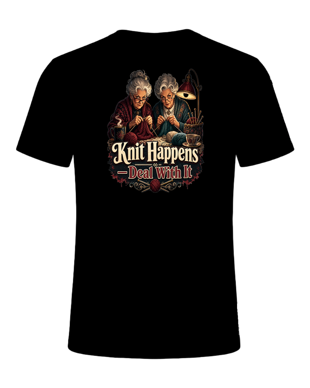 Knitting Night Shift — Black