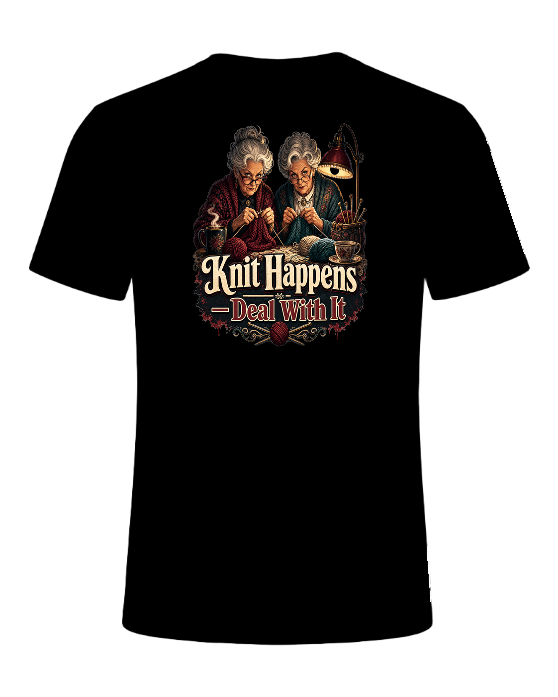 Knitting Night Shift — Black