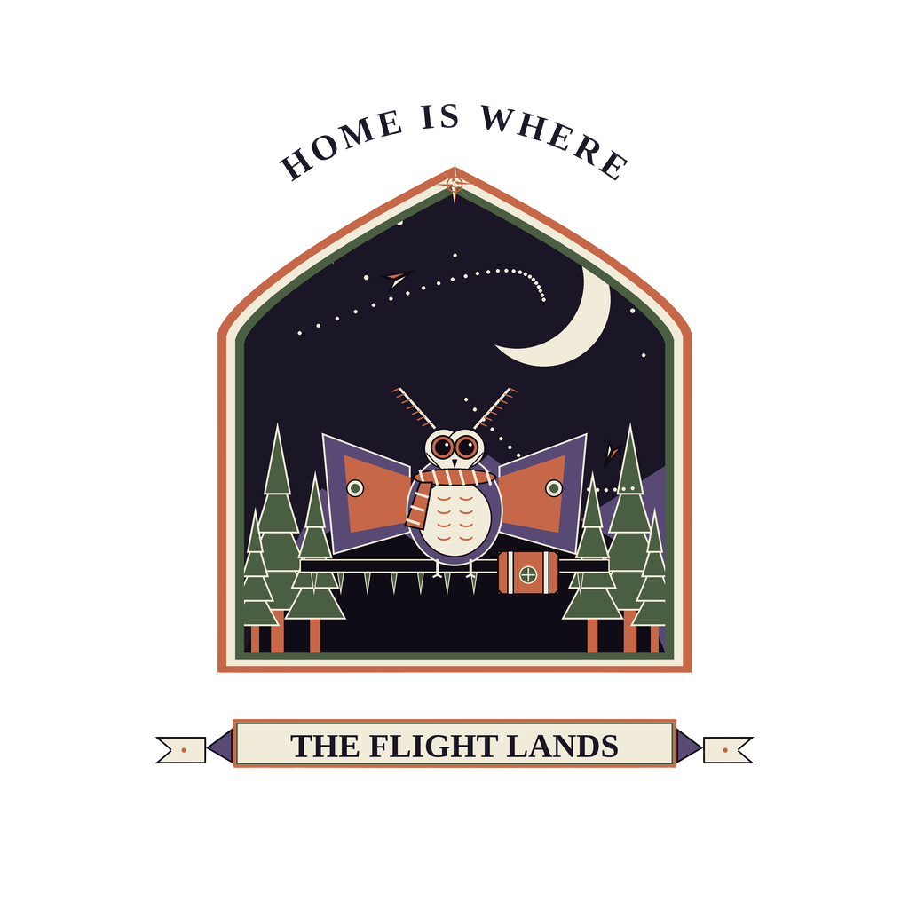 HOME IS WHERE THE FLIGHT LANDS