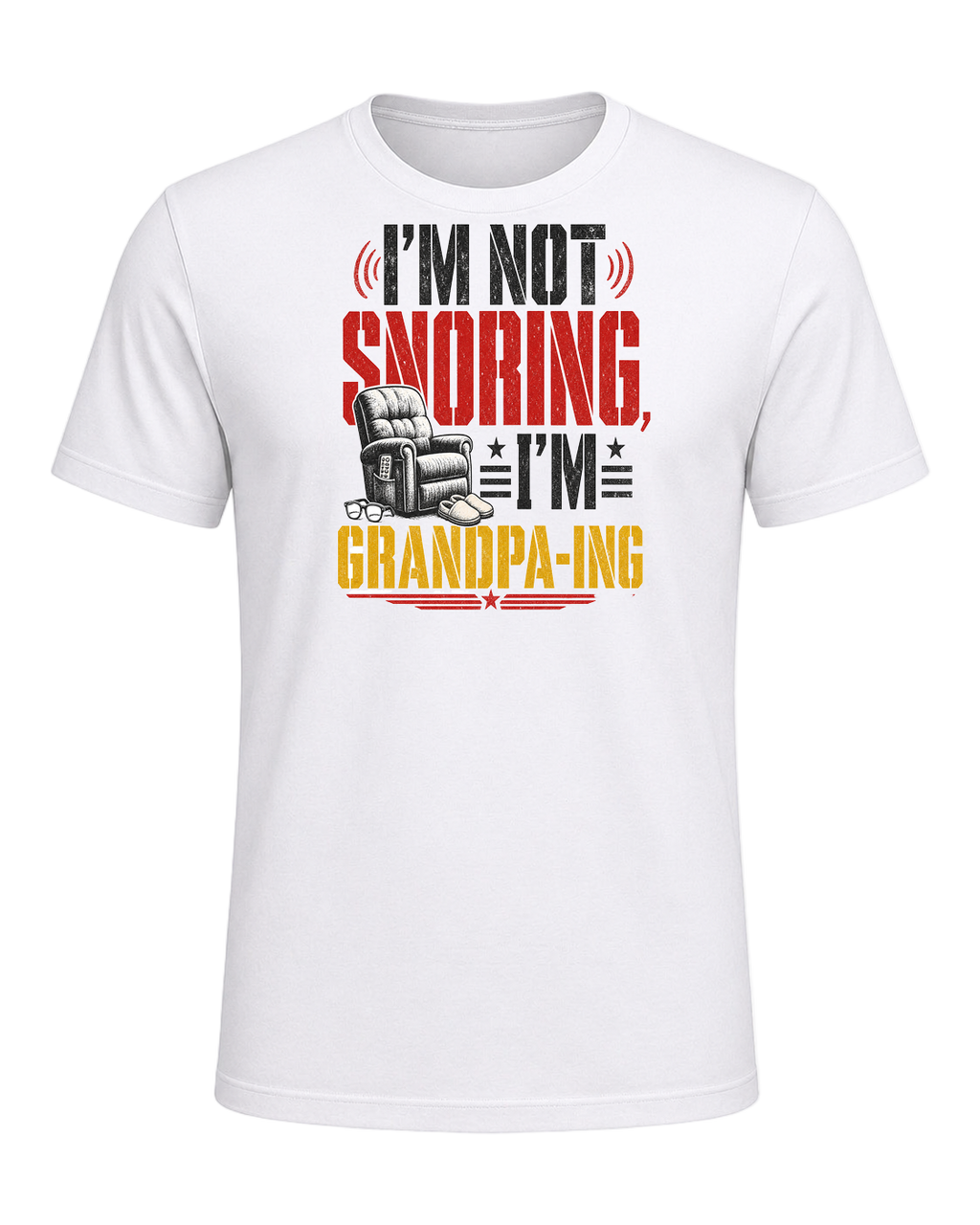I'm not snoring, I'm grandpa-ing — White