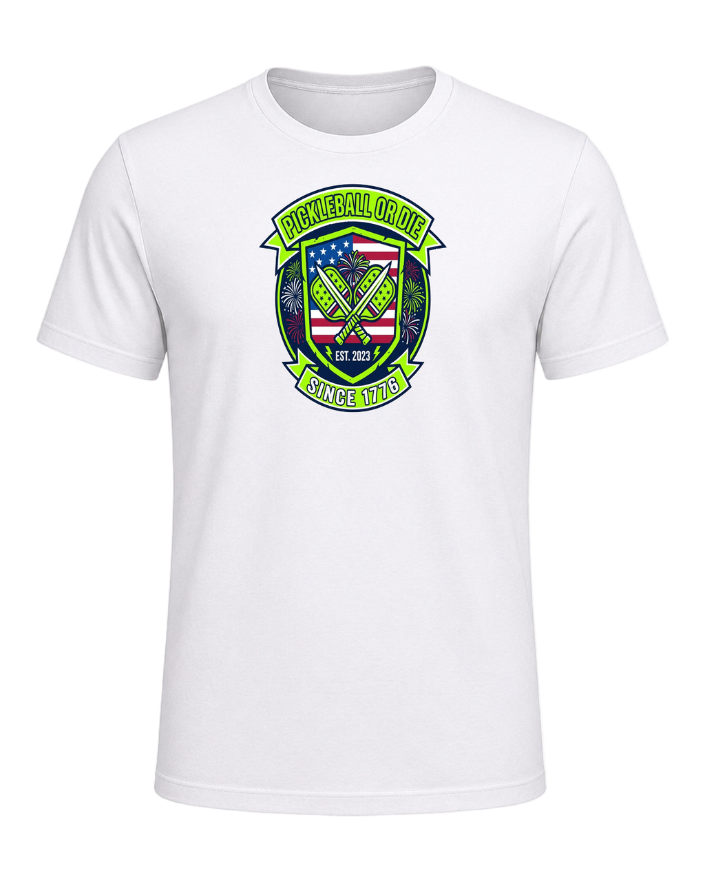 Pickleball Player — White