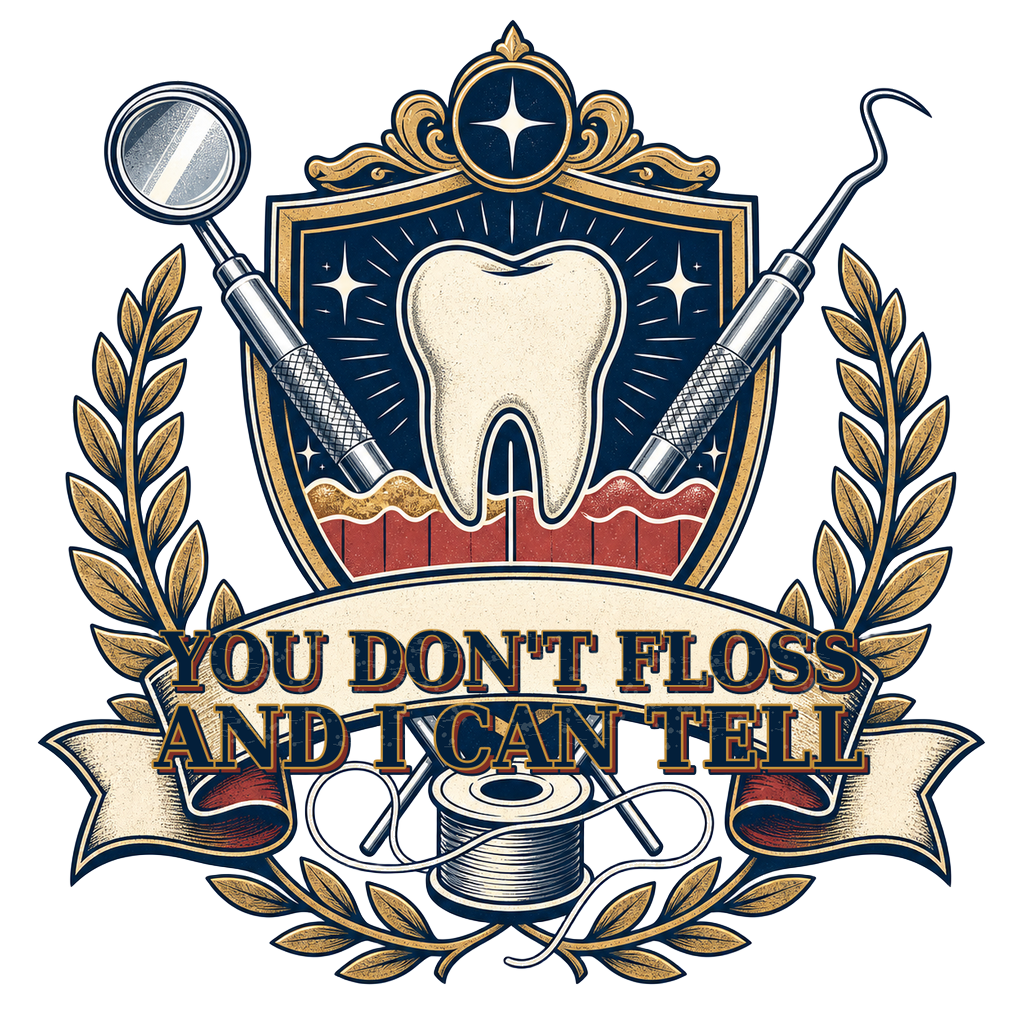 YOU DON'T FLOSS AND I CAN TELL