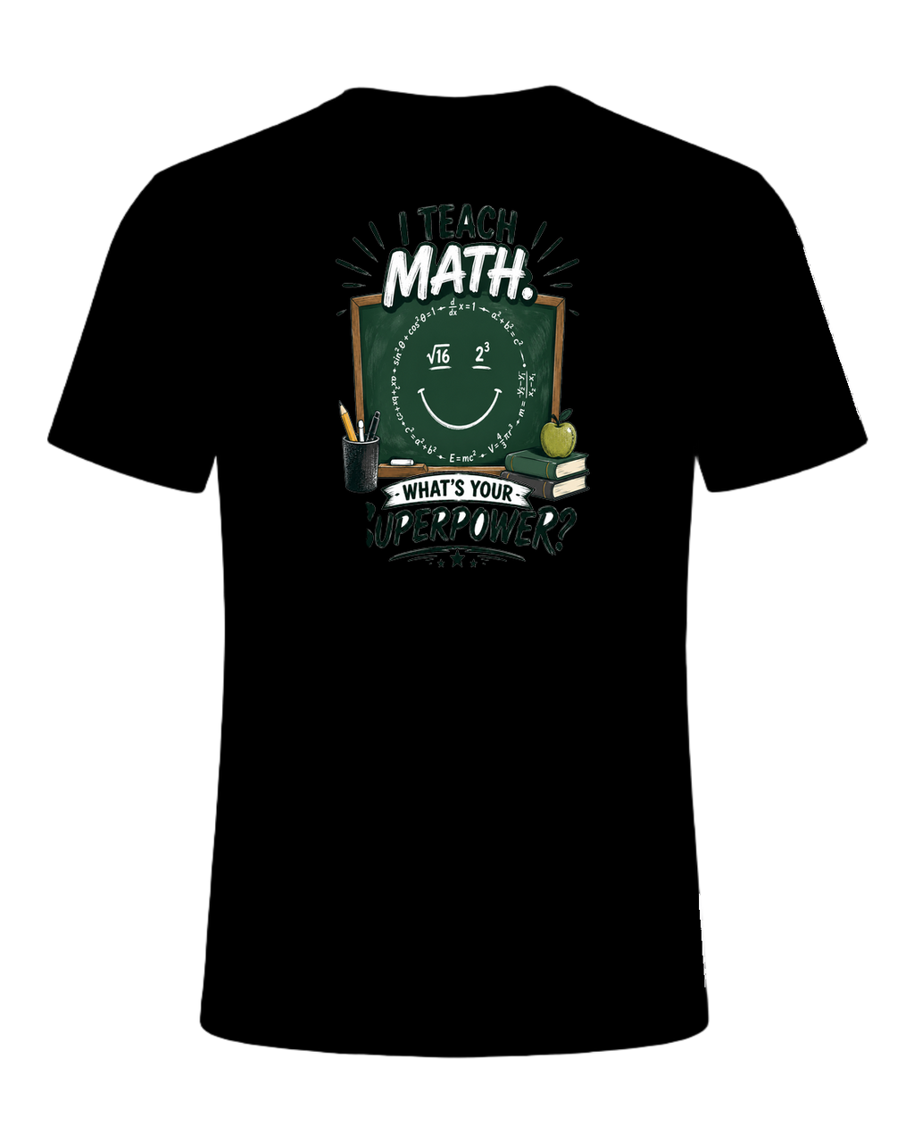 Math Pun Teacher — Black