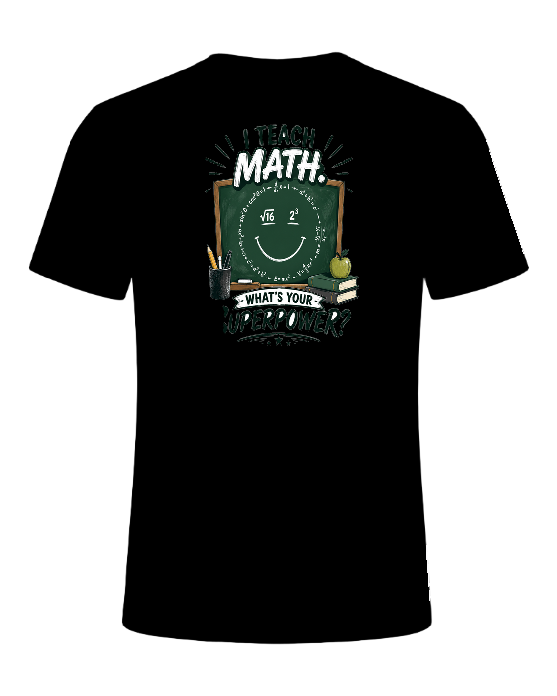 Math Pun Teacher — Black