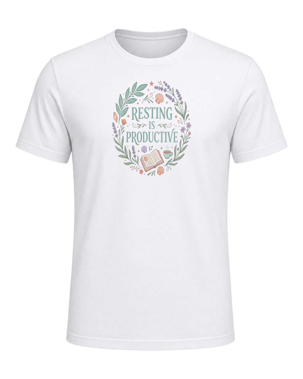 RESTING IS PRODUCTIVE — White