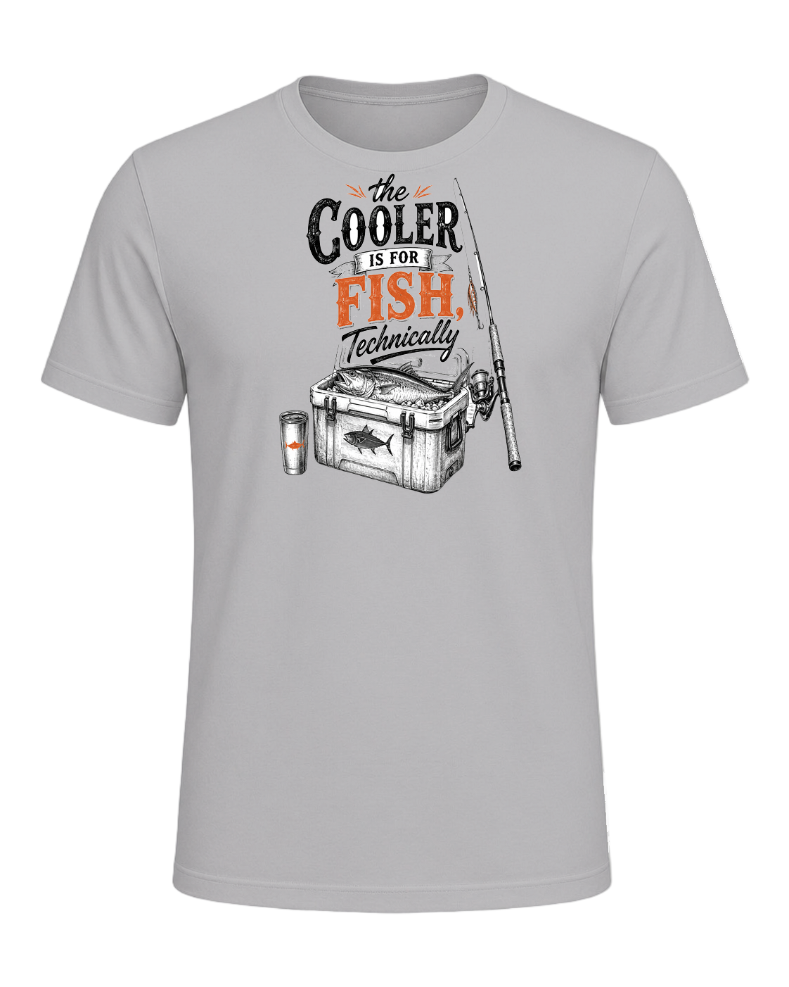 the cooler is for fish, technically — Athletic Heather