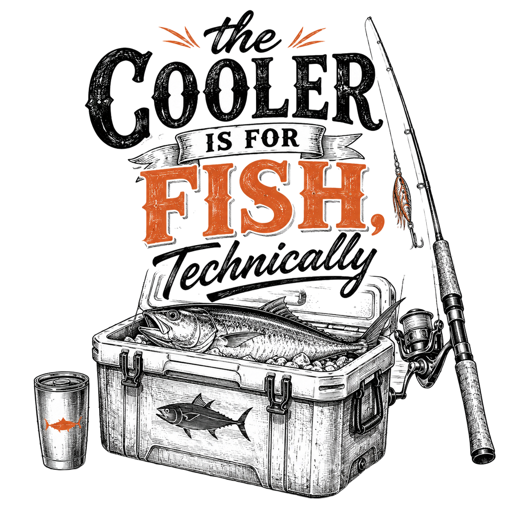 the cooler is for fish, technically
