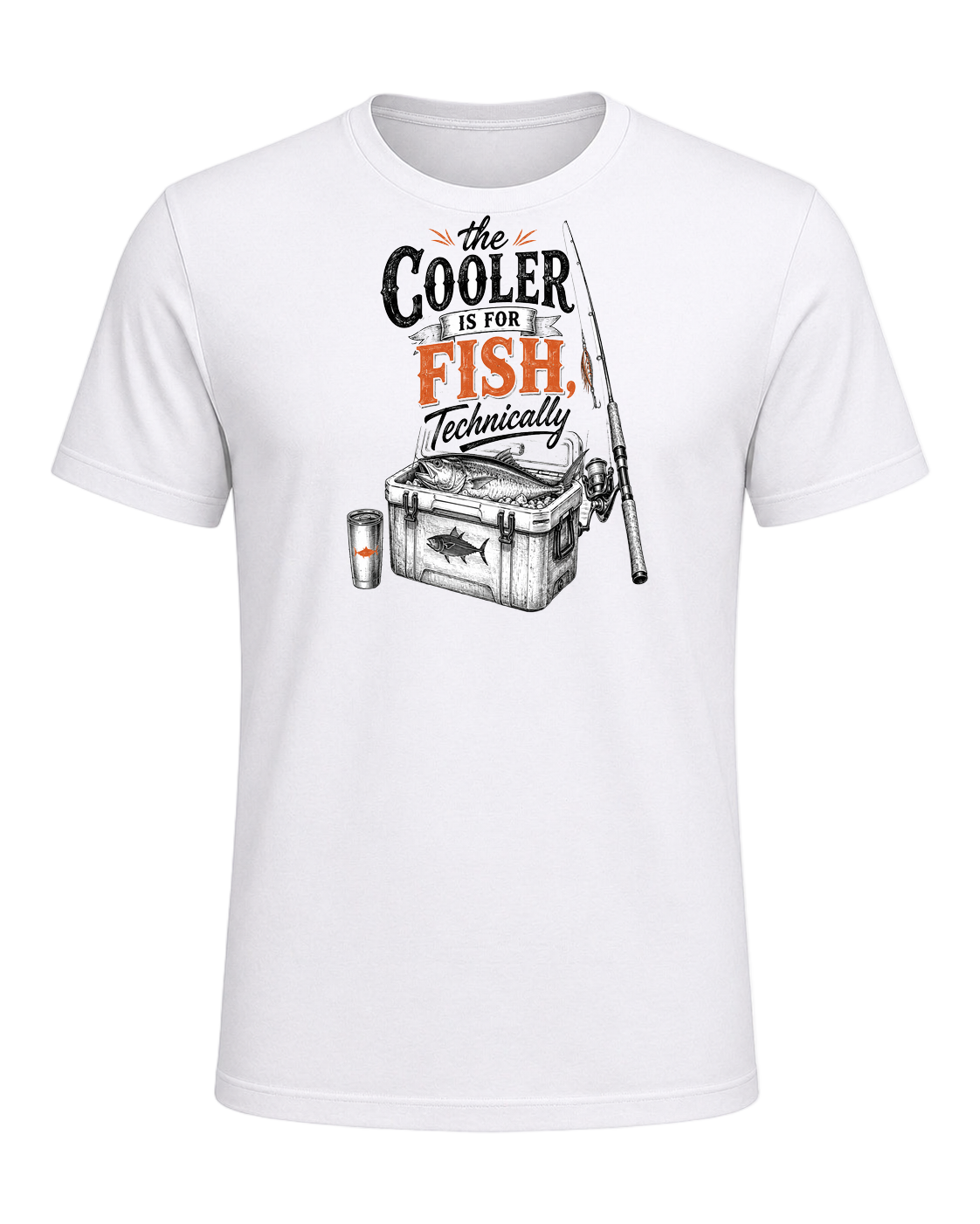 the cooler is for fish, technically — White