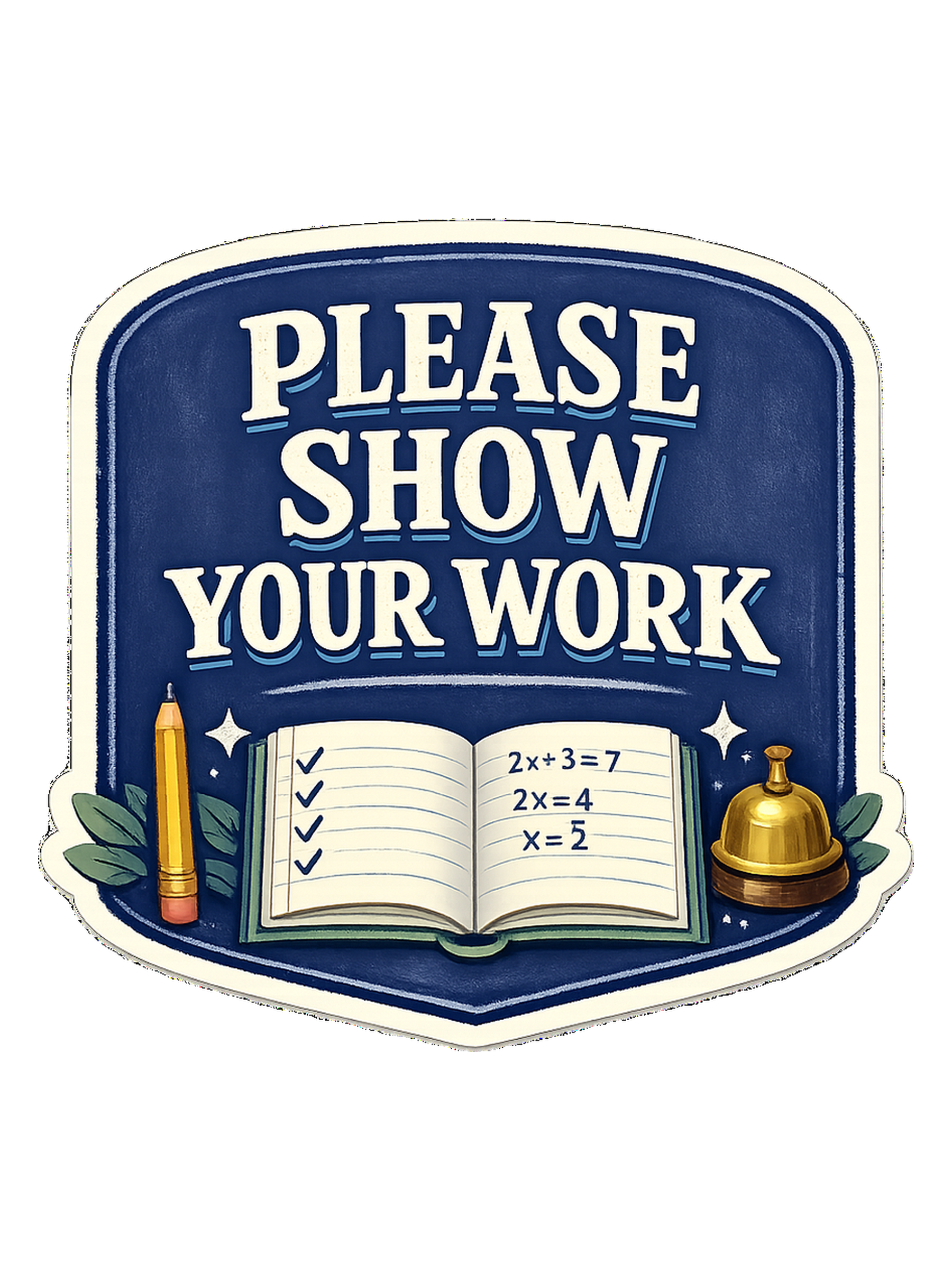 Please Show Your Work Tee