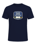 Please Show Your Work Tee — Navy