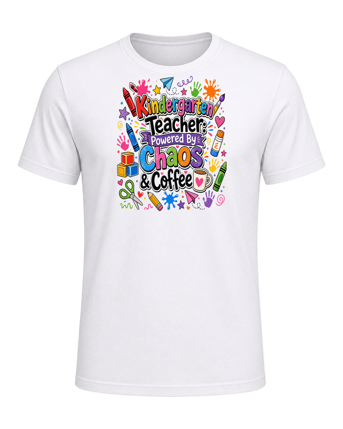 Kindergarten Teacher Chaos — White