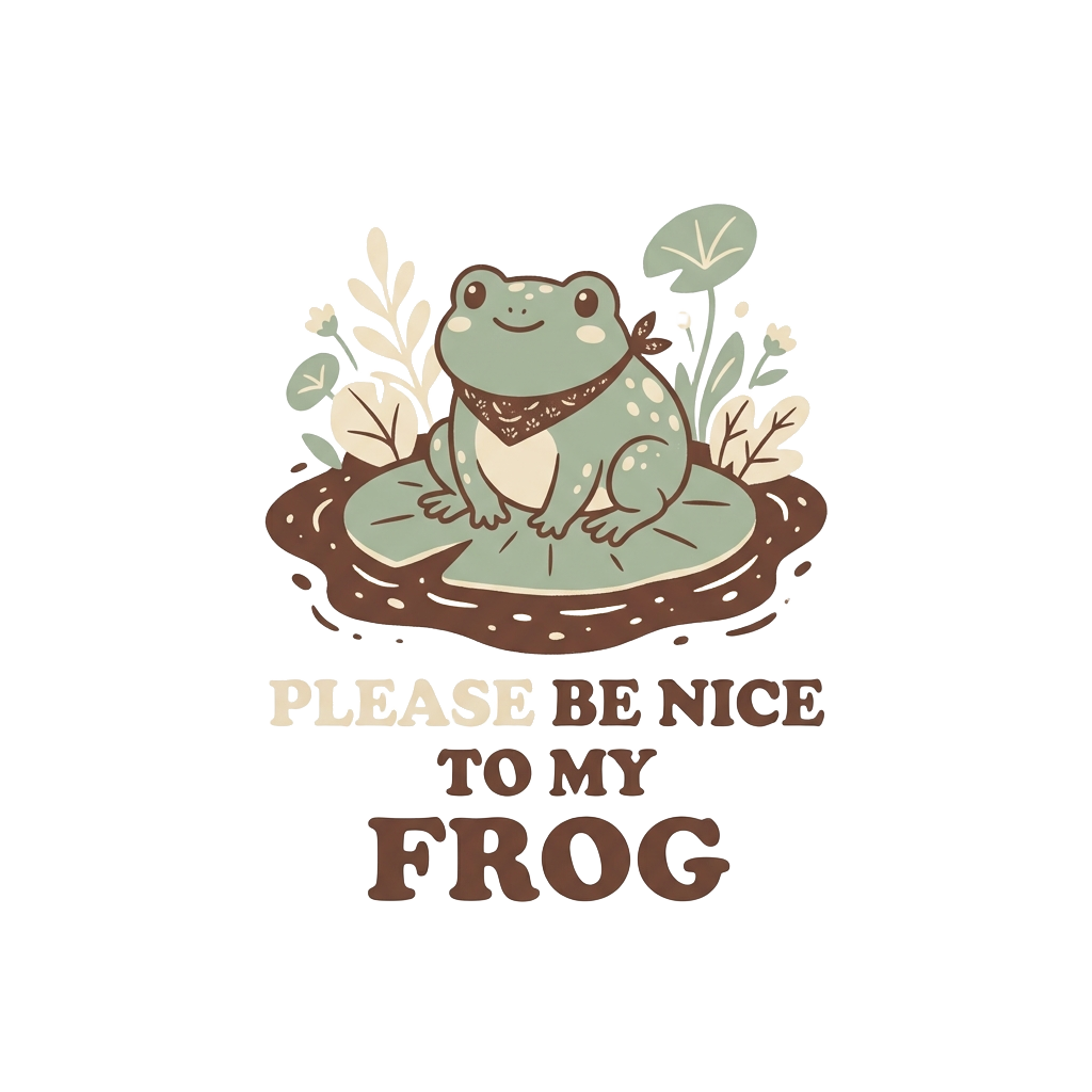 PLEASE BE NICE TO MY FROG