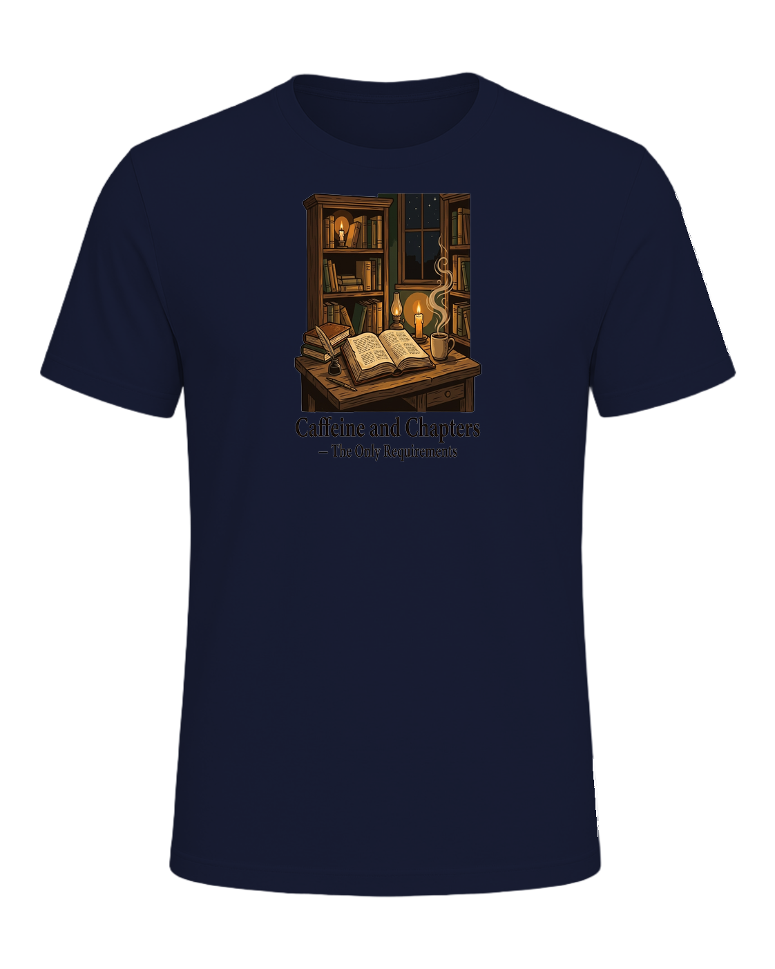 Books & Coffee — Navy