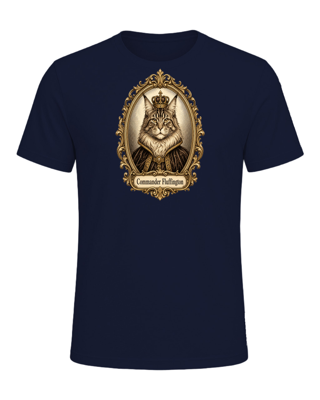 Maine Coon Royalty — Navy