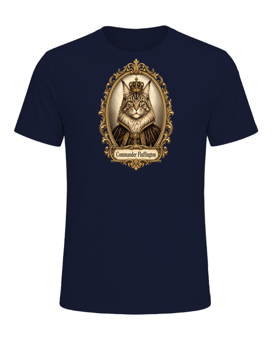 Maine Coon Royalty — Navy