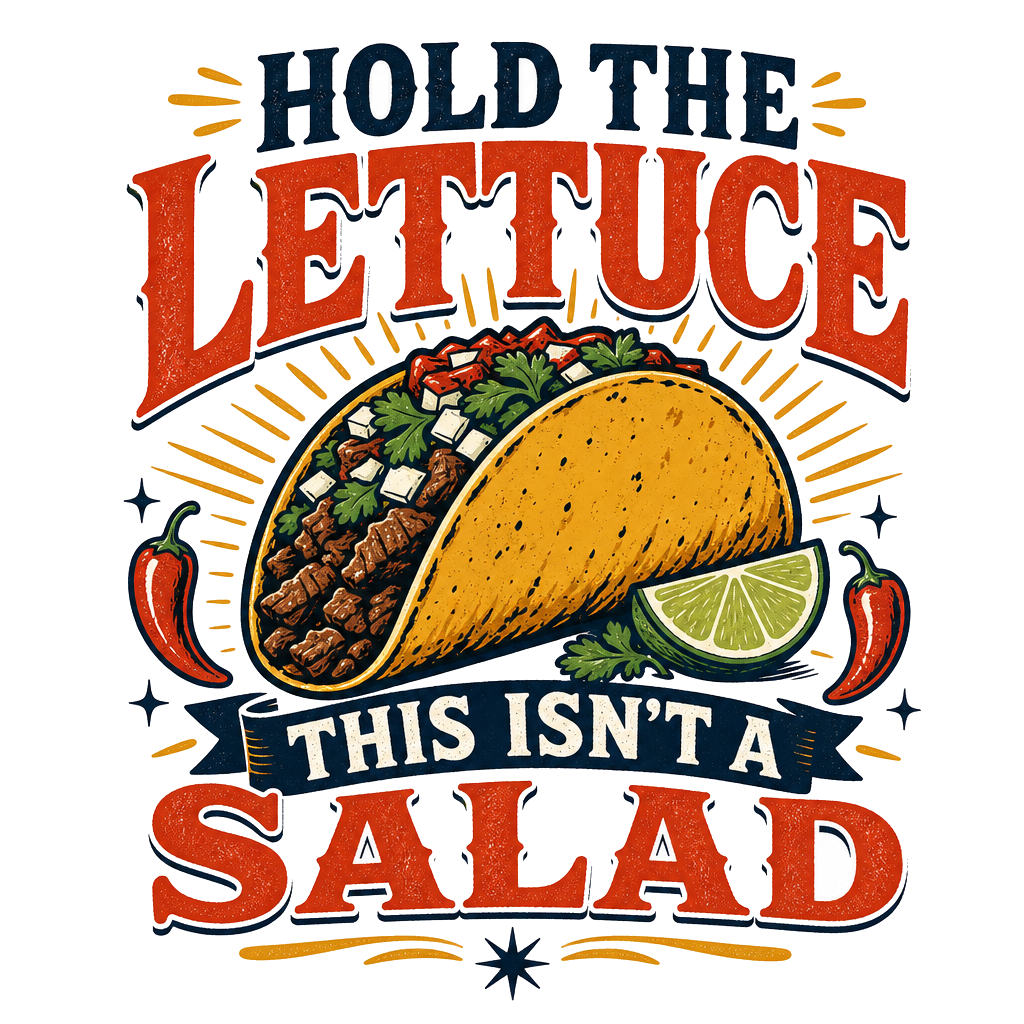 HOLD THE LETTUCE THIS ISN'T A SALAD