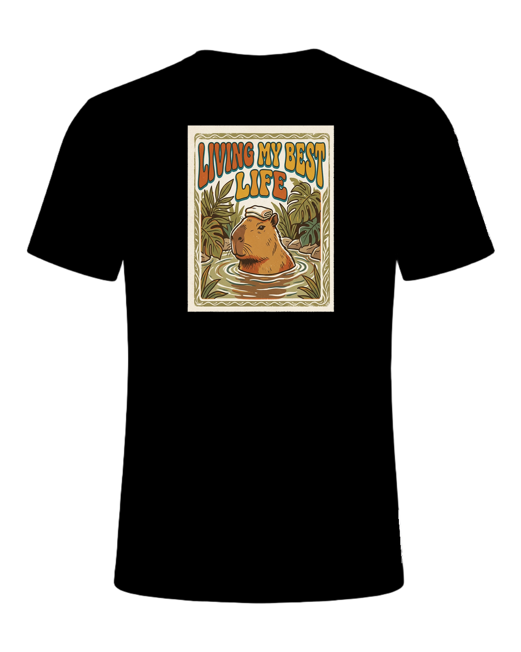 Capybara Chill Vibes — Black