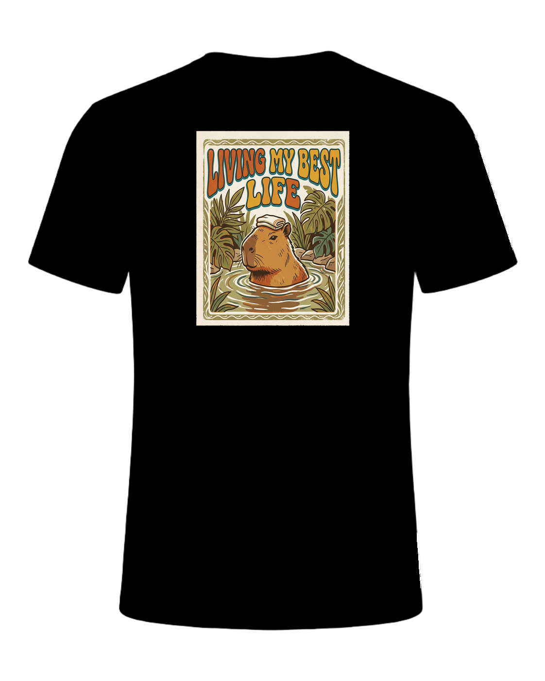 Capybara Chill Vibes — Black