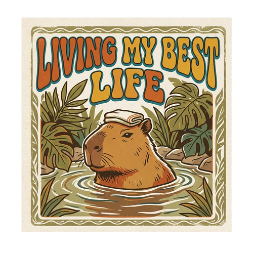 Capybara Chill Vibes