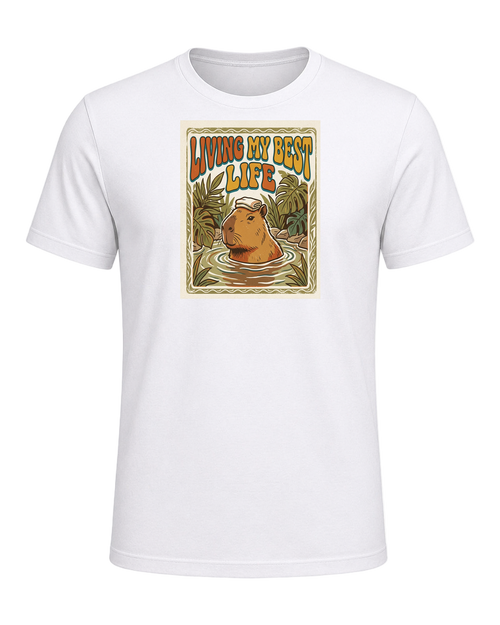 Capybara Chill Vibes — White