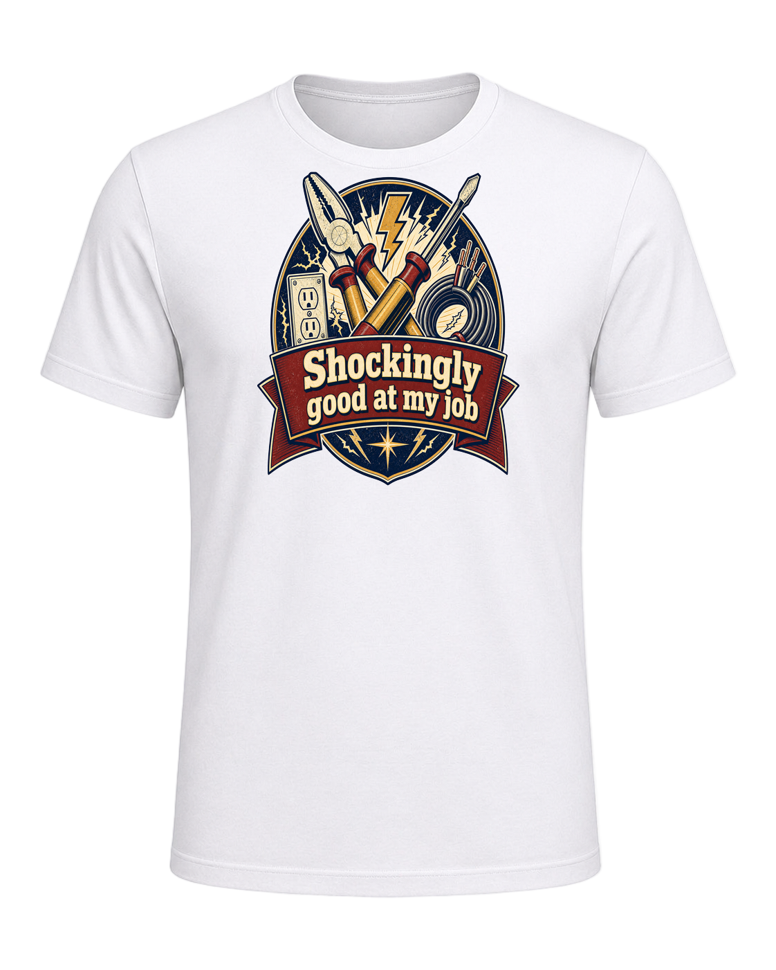 Shockingly good at my job — White