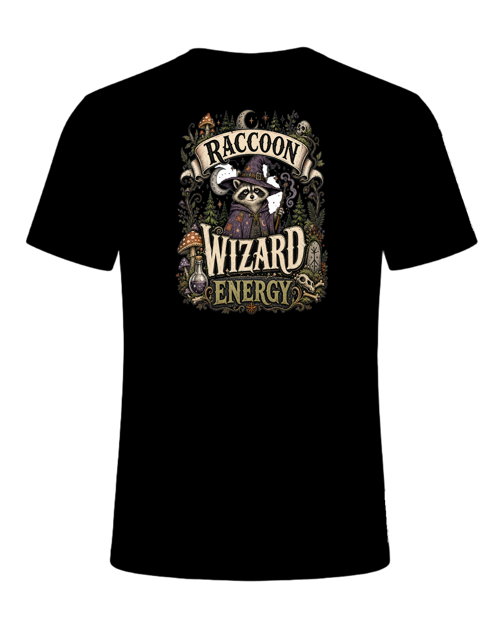 RACCOON WIZARD ENERGY — Black