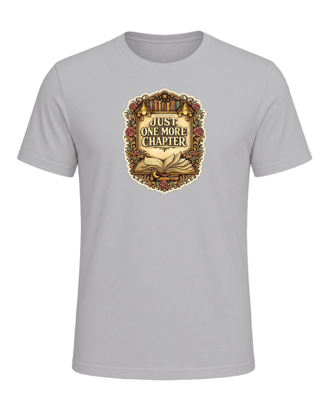 Just One More Chapter Tee — Athletic Heather