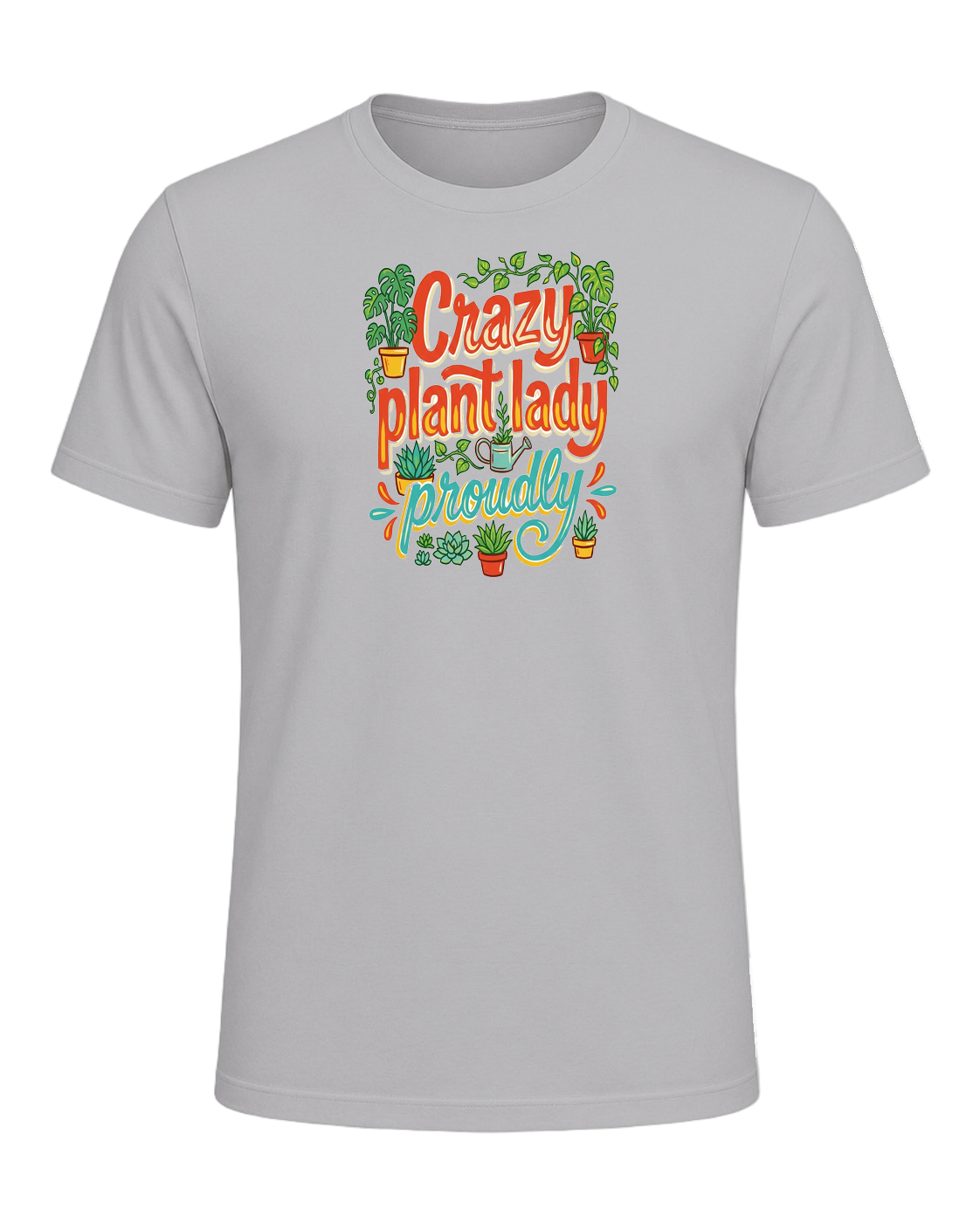 Crazy plant lady, proudly — Athletic Heather