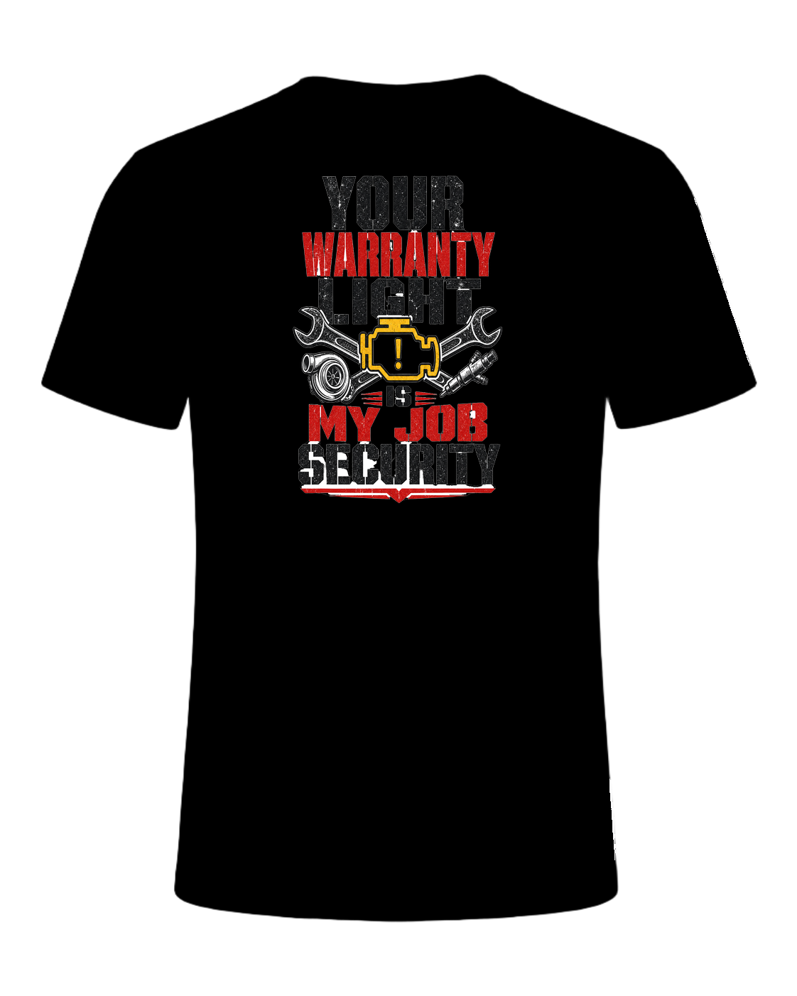 Your warranty light is my job security — Black