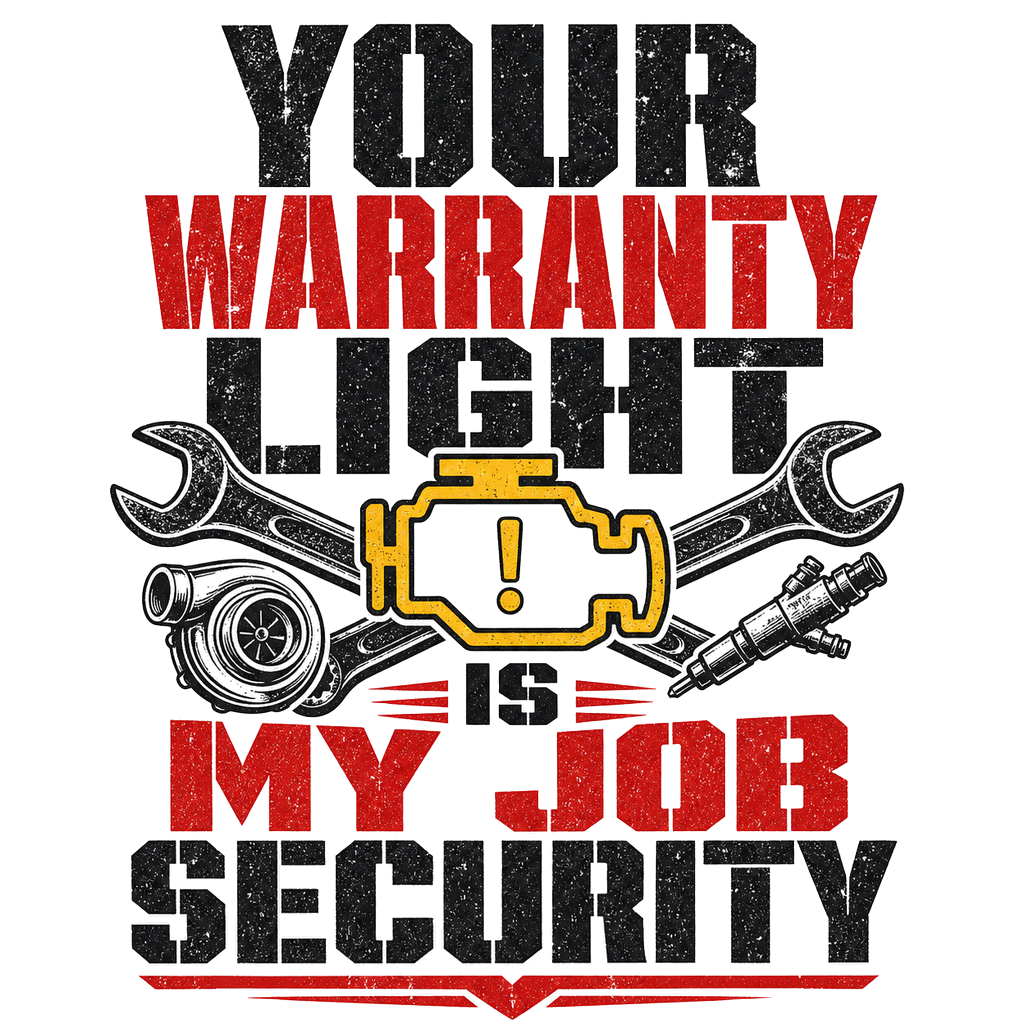Your warranty light is my job security