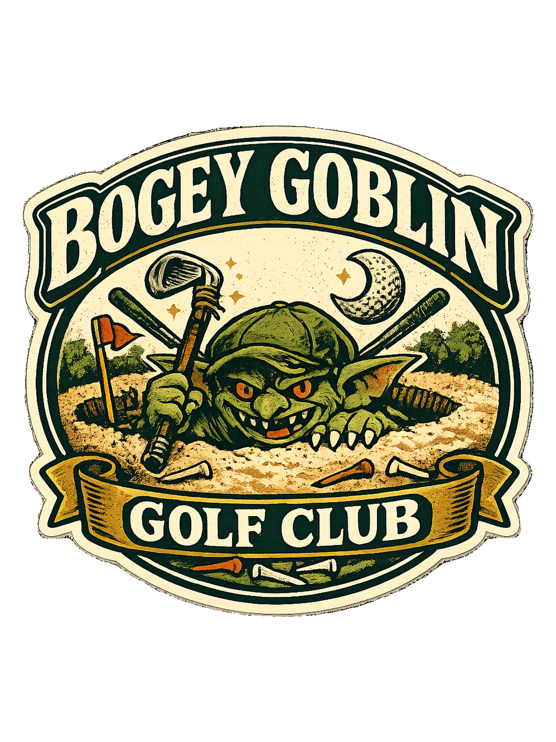 Bogey Goblin Golf Club Tee