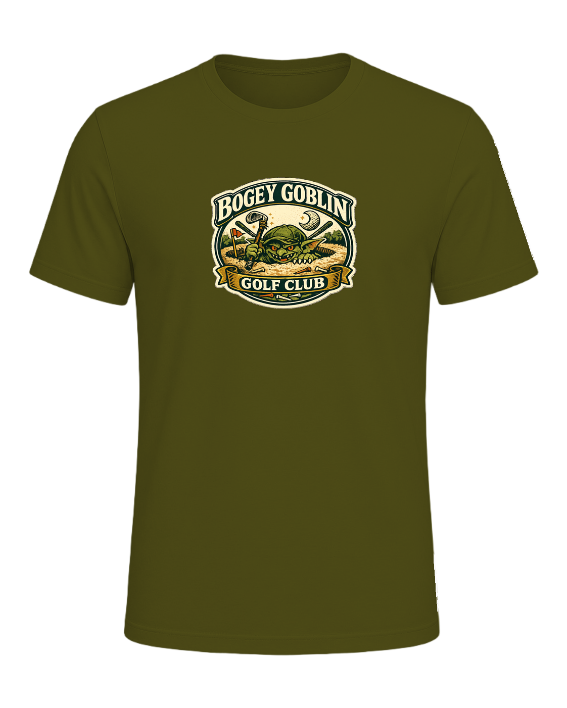 Bogey Goblin Golf Club Tee — Olive