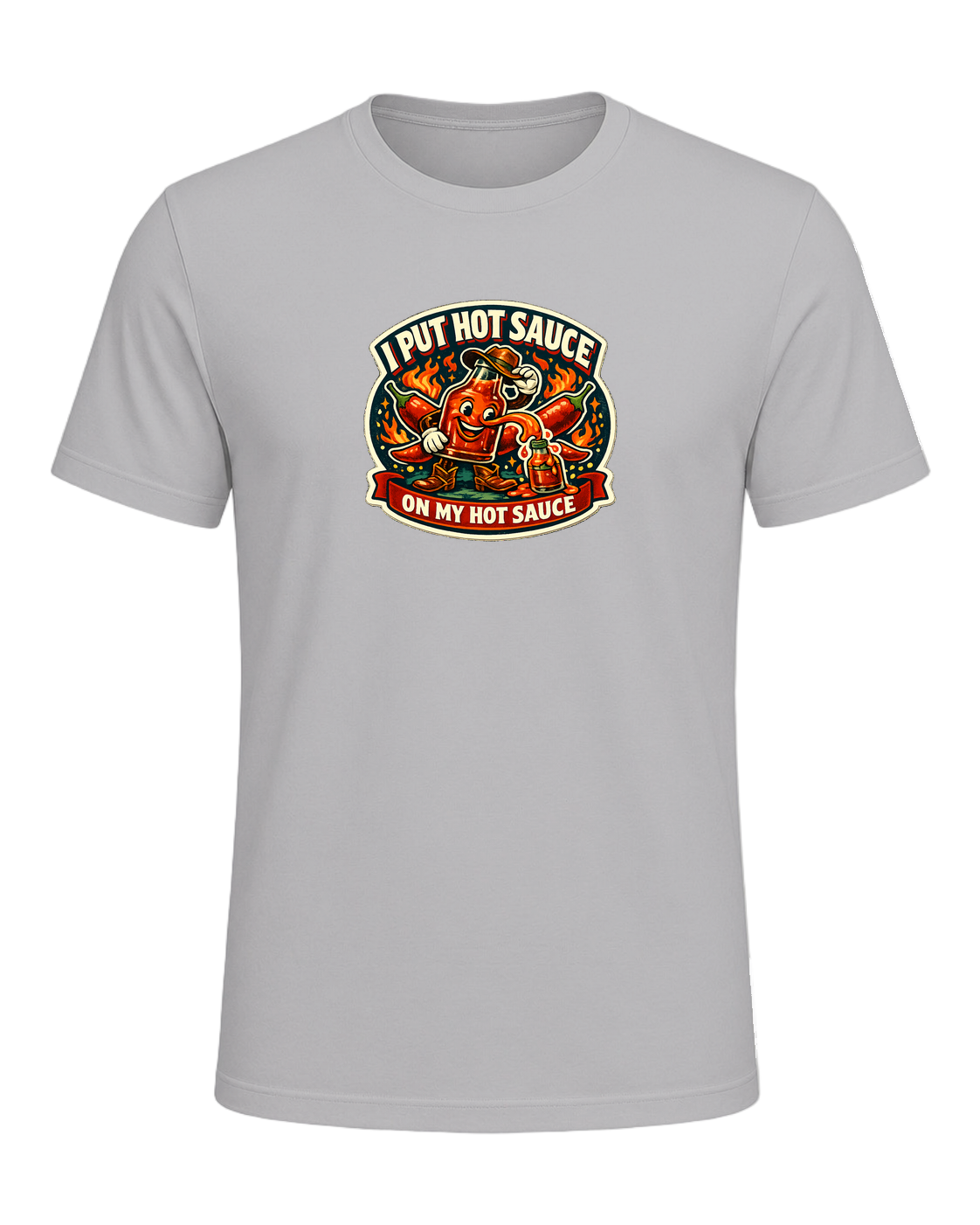 I Put Hot Sauce On My Hot Sauce Tee — Athletic Heather