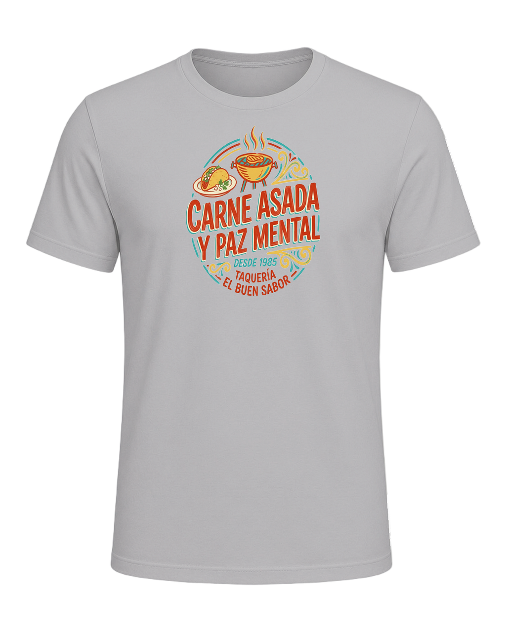 CARNE ASADA Y PAZ MENTAL — Athletic Heather