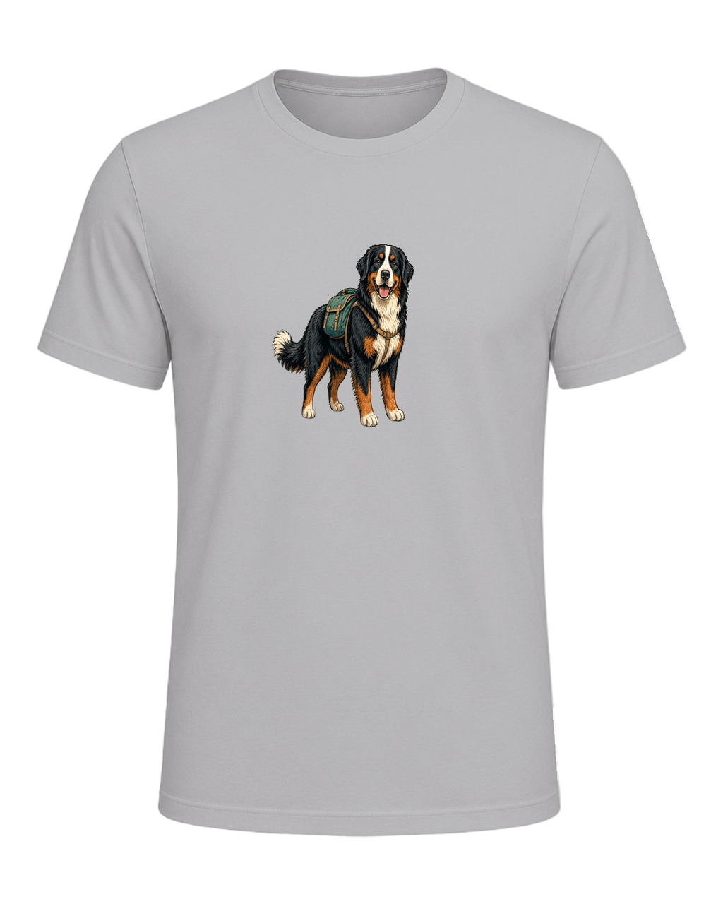 Bernese Mountain Dog Hiking — Athletic Heather