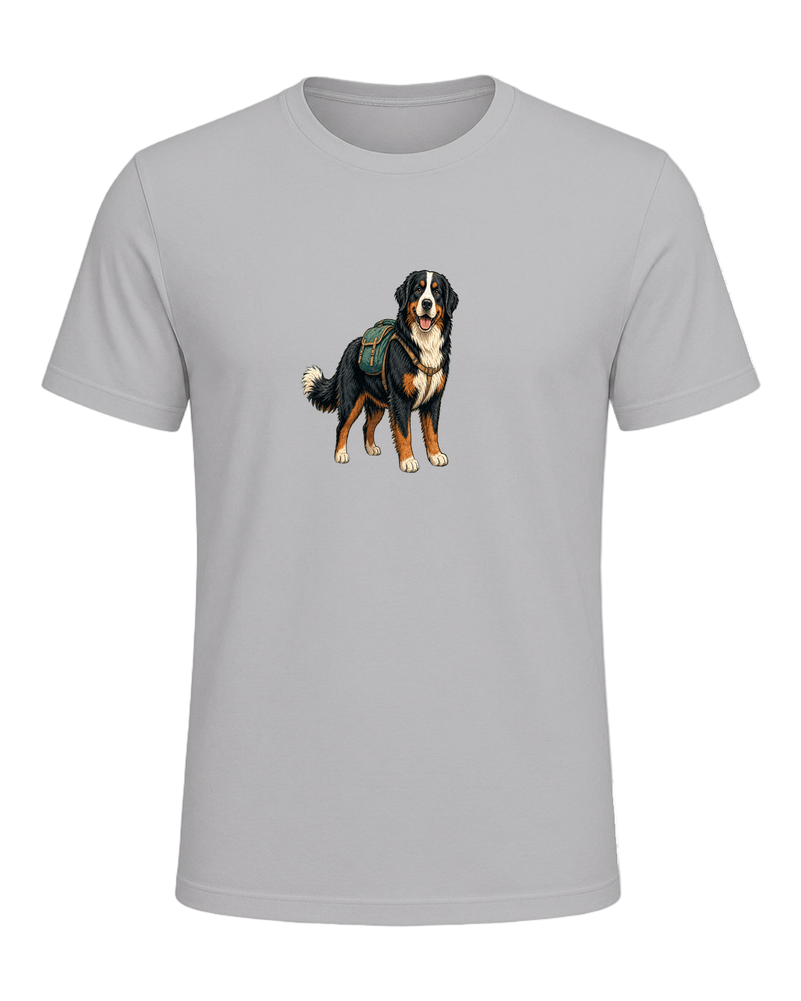 Bernese Mountain Dog Hiking — Athletic Heather