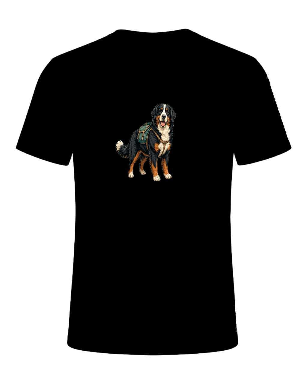 Bernese Mountain Dog Hiking — Black