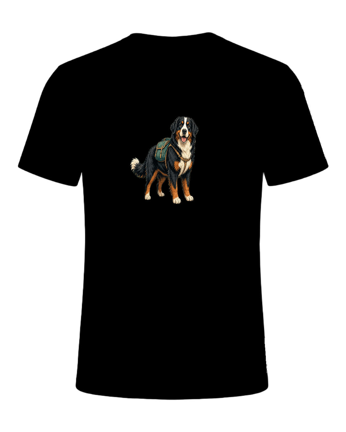 Bernese Mountain Dog Hiking — Black